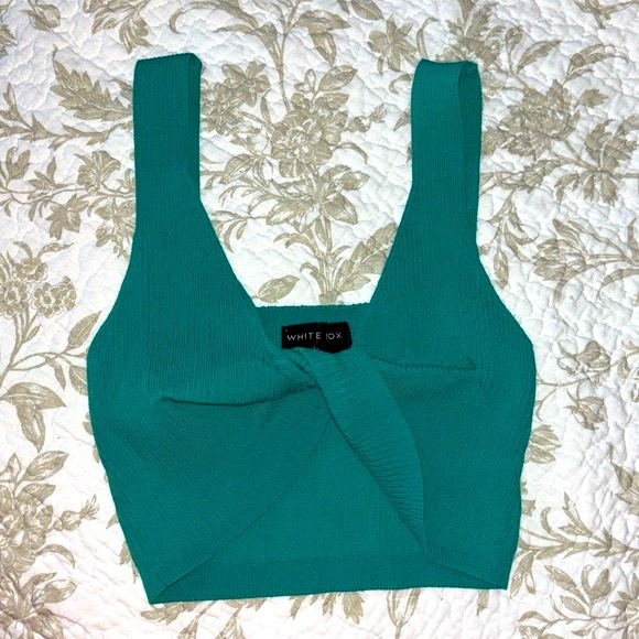 White Fox Two-piece Set - Green - Picture 4 of 12